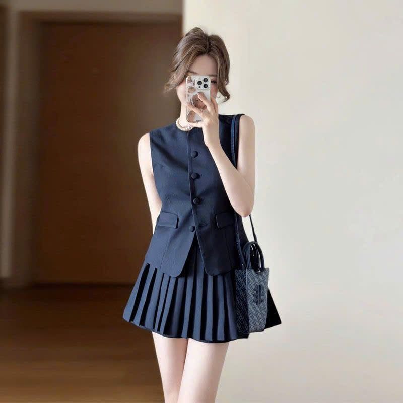  Set Gile Xanh Đen Korean Fashion 