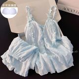  Set Áo Hai Dây Dáng Babydoll 