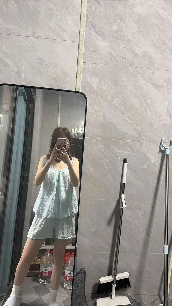  Set Áo Hai Dây Dáng Babydoll 