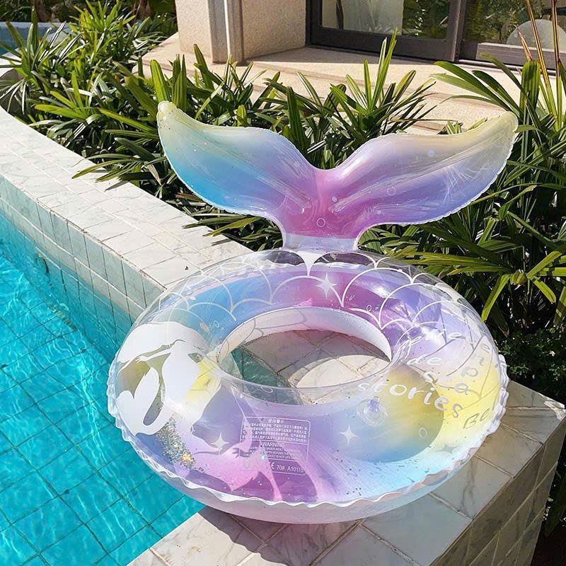  Phao Bơi Thiết Kế Hình Đuôi Nàng Tiên Cá 