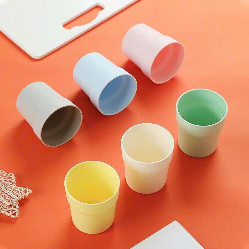  Bộ 6 Cốc Nhựa Nhiều Màu Sắc 