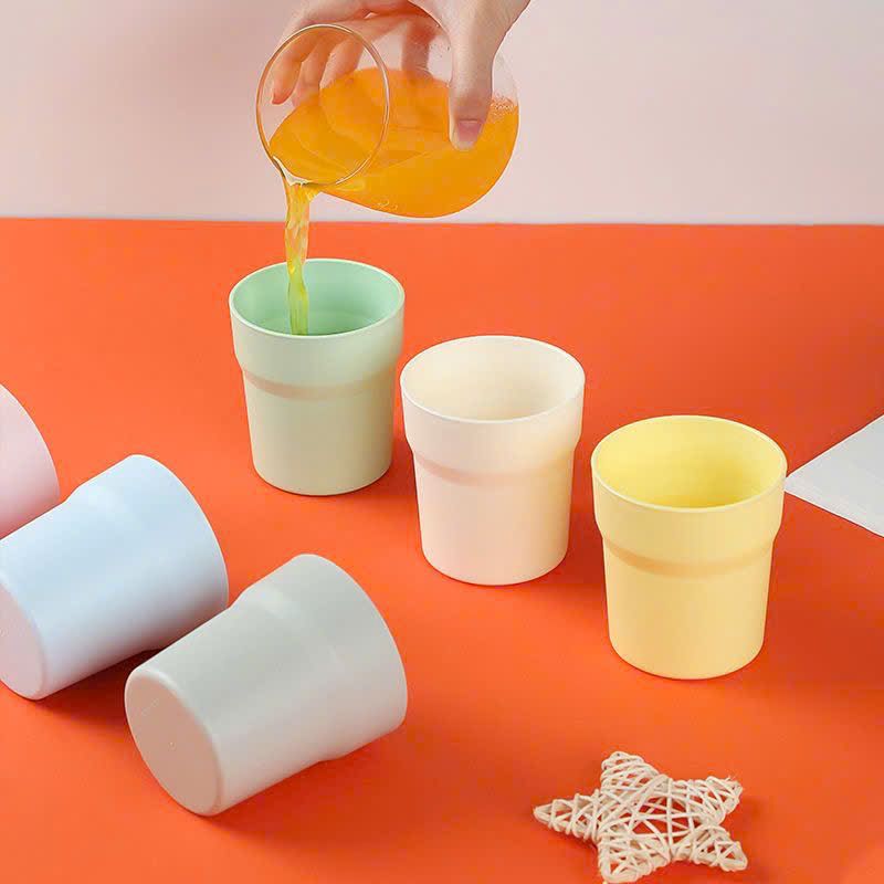  Bộ 6 Cốc Nhựa Nhiều Màu Sắc 