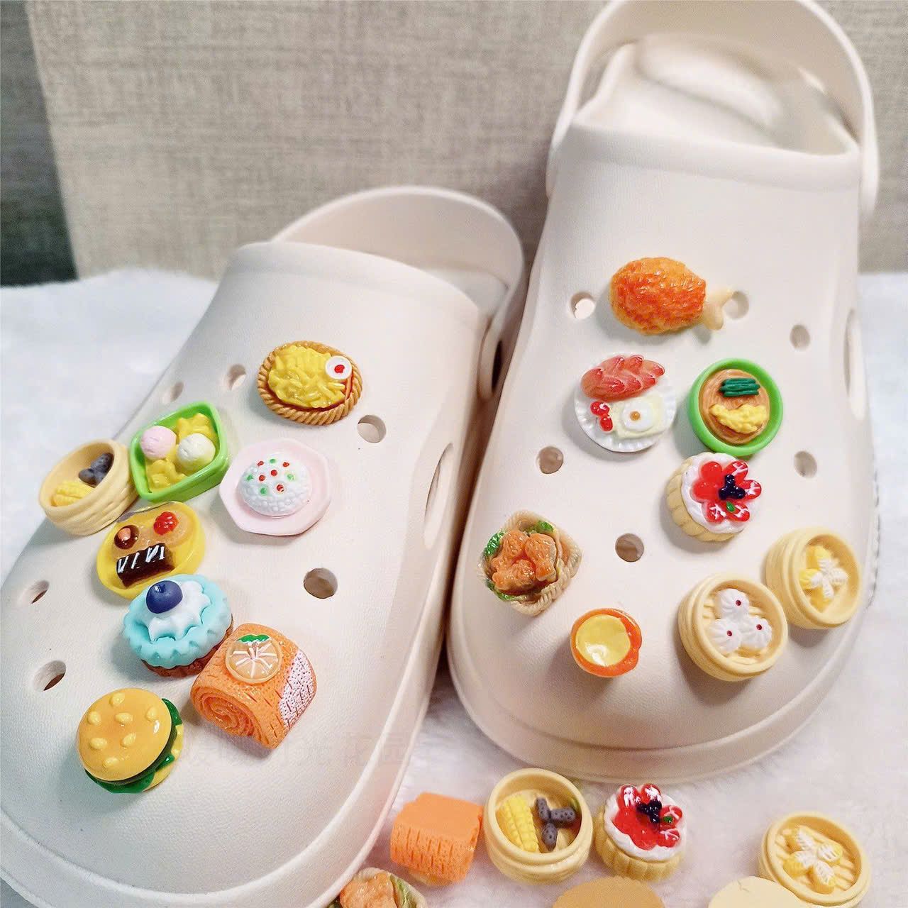  Charm 3D Dimsum Trang Trí Dép Crocs 
