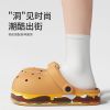  Dép Crocs Hoạ Tiết Bánh hamburger 