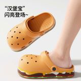  Dép Crocs Hoạ Tiết Bánh hamburger 