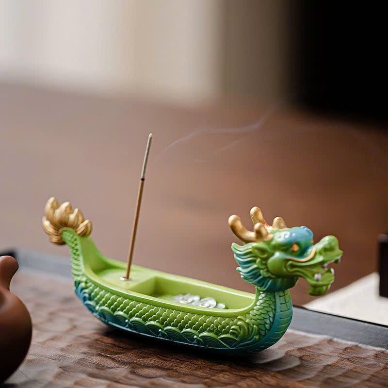  Dụng Cụ Cắm Nhang Hình Thuyền Rồng 