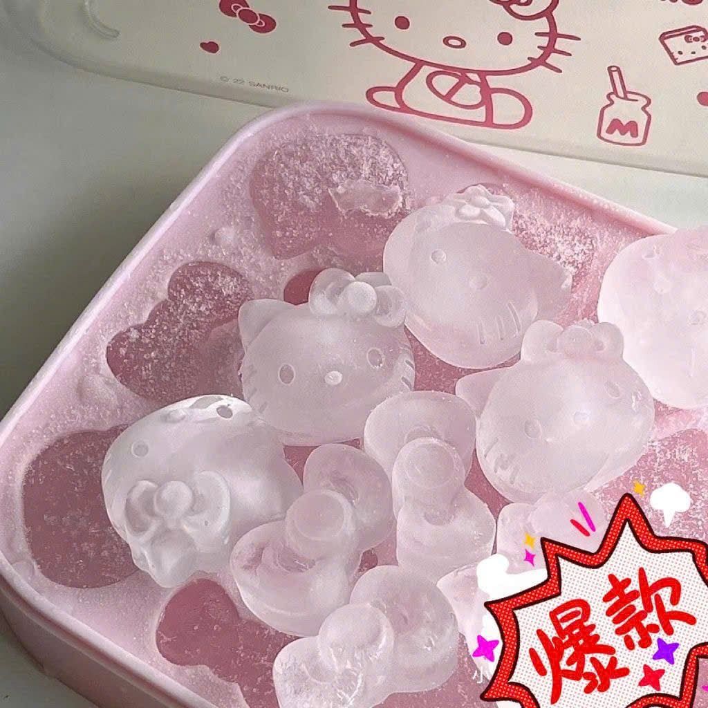  Set Khay Nhựa Đá Hello Kitty 