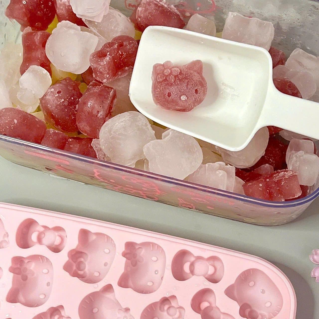  Set Khay Nhựa Đá Hello Kitty 