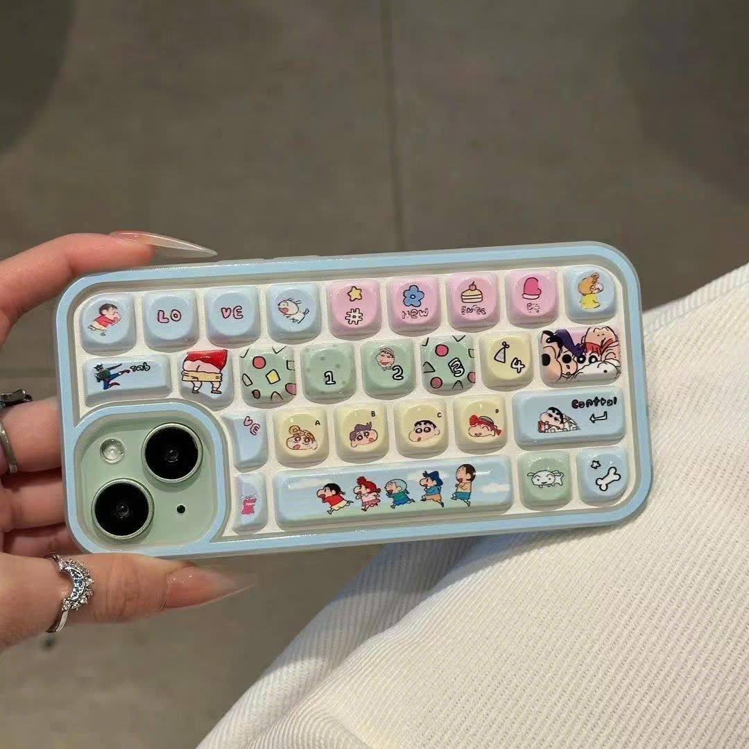  Ốp Lưng Điện Thoại Phong Cách Bàn Phím Hello Kitty 