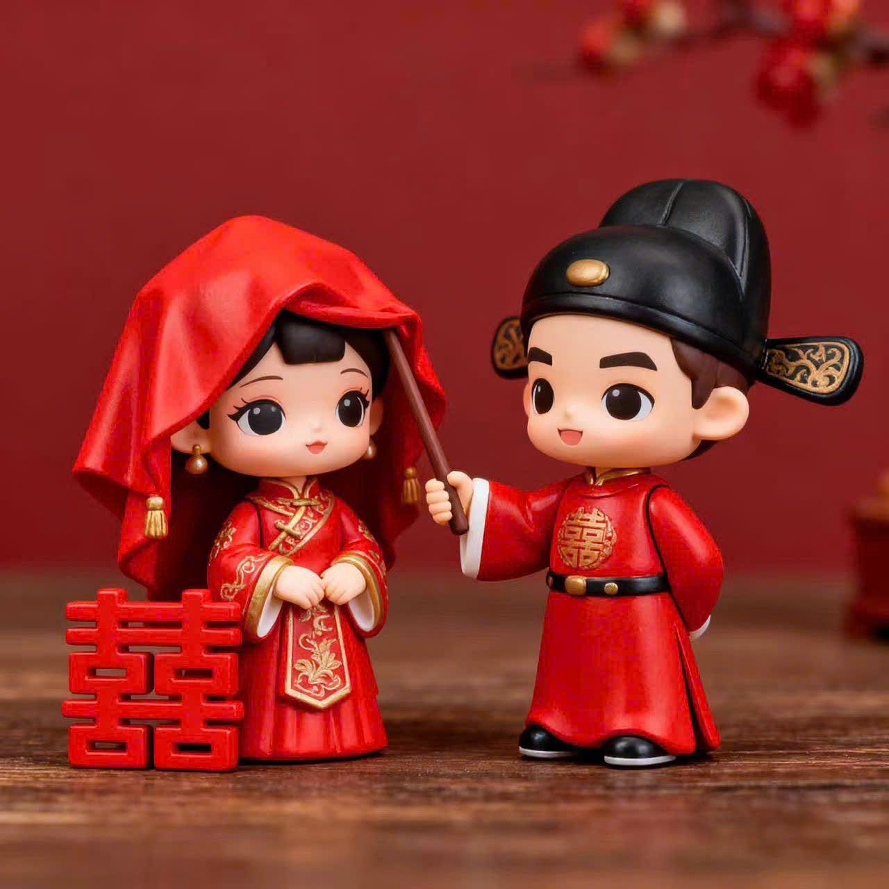  Tượng cô dâu chú rể truyền thống 
