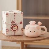  Bộ Cốc Sứ Cao Cấp Chillme Hình Heo hồng 