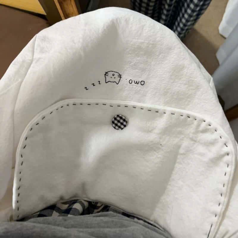  Túi Xách Tote Vải Canvas Màu Trắng Họa Tiết Gấu 