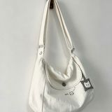  Túi Xách Tote Vải Canvas Màu Trắng Họa Tiết Gấu 