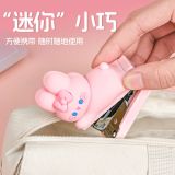  Máy Bấm Kim Mini Hình Chú Thỏ Màu Hồng 