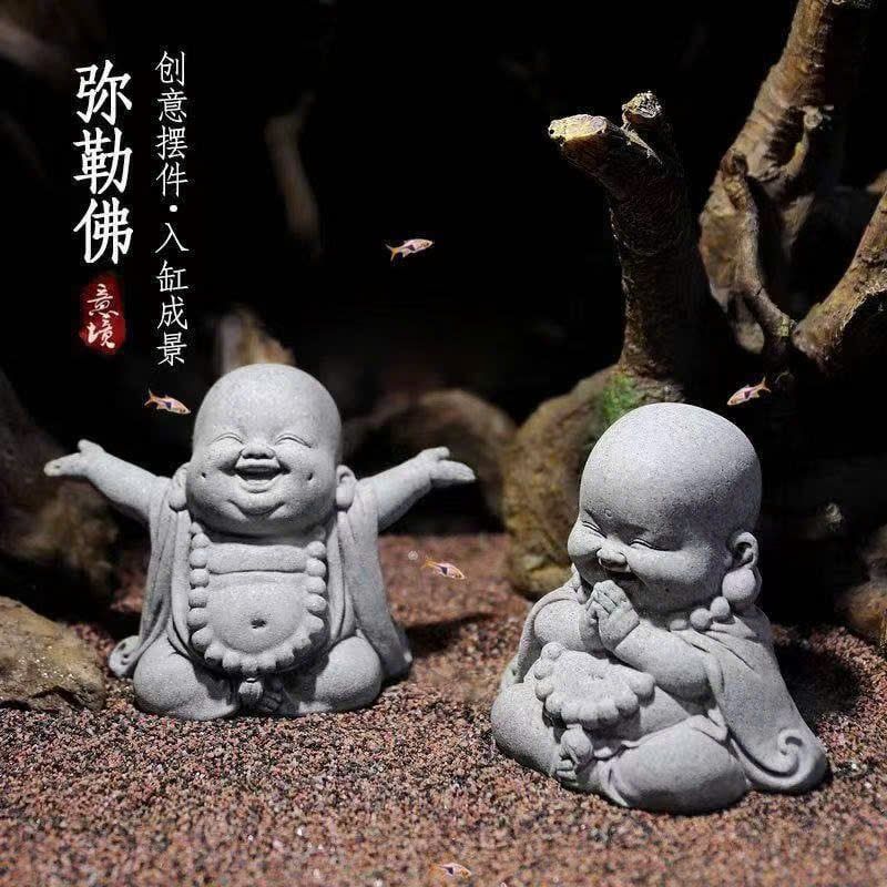  Set 3 Vị Di Lạc Mini Bằng Đá 