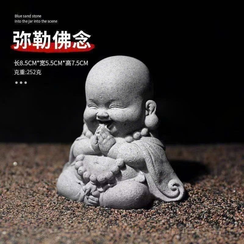  Set 3 Vị Di Lạc Mini Bằng Đá 