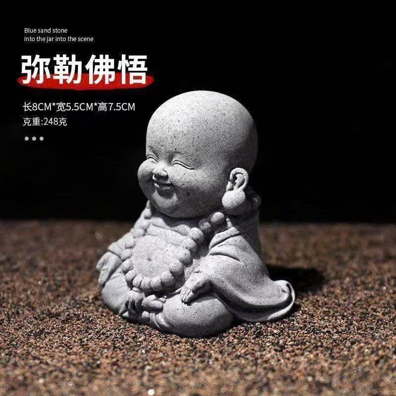  Set 3 Vị Di Lạc Mini Bằng Đá 
