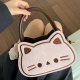  Túi Xách Tay Pastel Có Hình Mặt Mèo Dễ Thương 