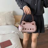  Túi Xách Tay Pastel Có Hình Mặt Mèo Dễ Thương 