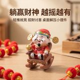  Tượng Trang Trí Thần Tài Ngồi Ghế Lắc 