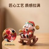  Tượng Trang Trí Thần Tài Ngồi Ghế Lắc 