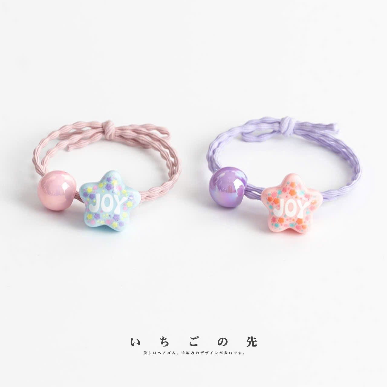  Set 10 Dây Cột Tóc Ngôi Sao 