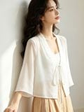  Áo Khoác Cardigan Lửng Mỏng Tay Lỡ 