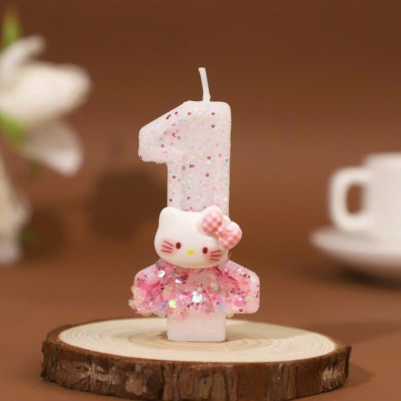  Nến Sinh Nhật Chữ Số Hello Kitty 