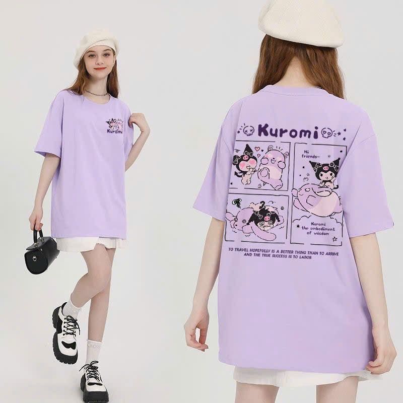  Áo Thun Form In Hình Nhân Vật Kuromi 