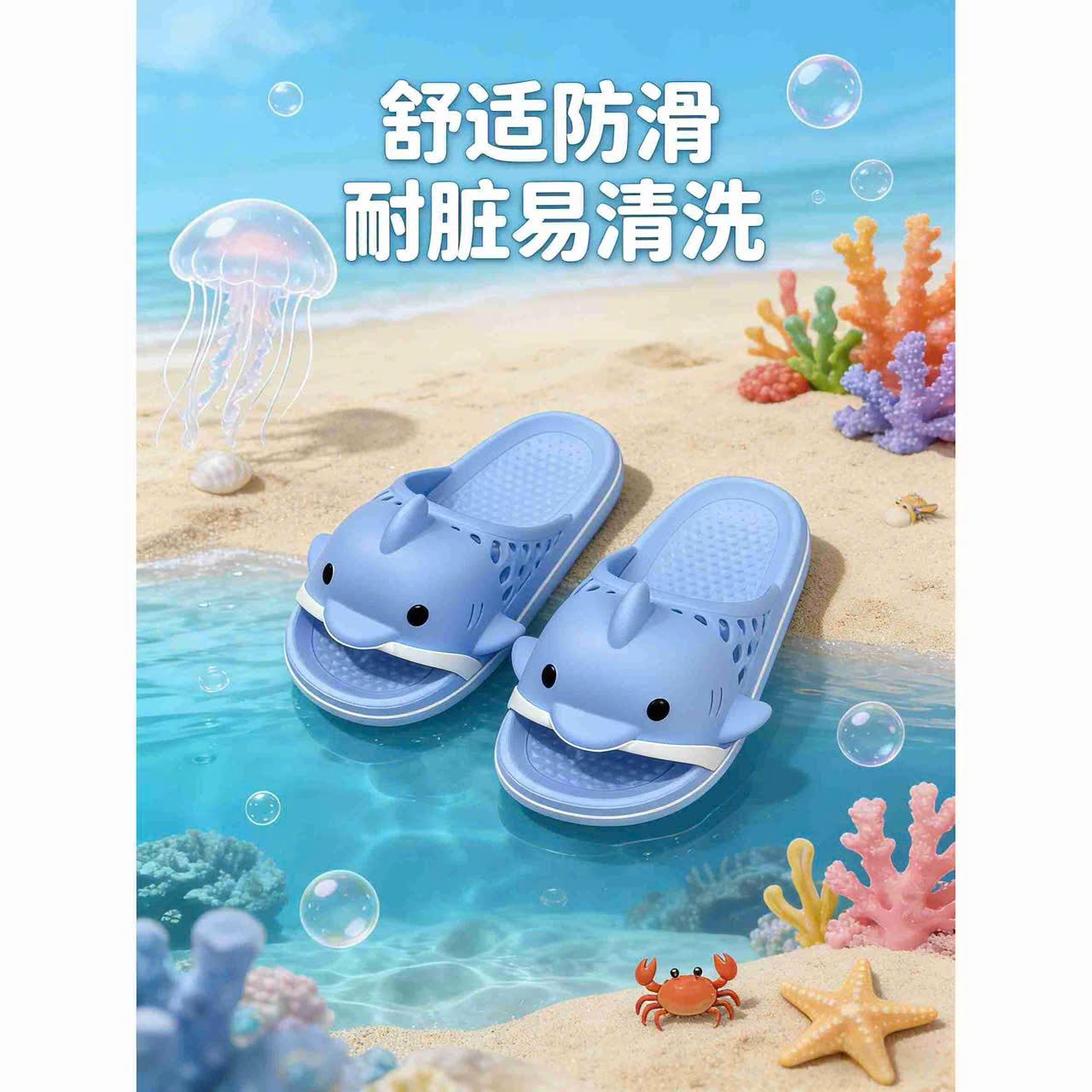  Dép Cá Heo Đi Biển 