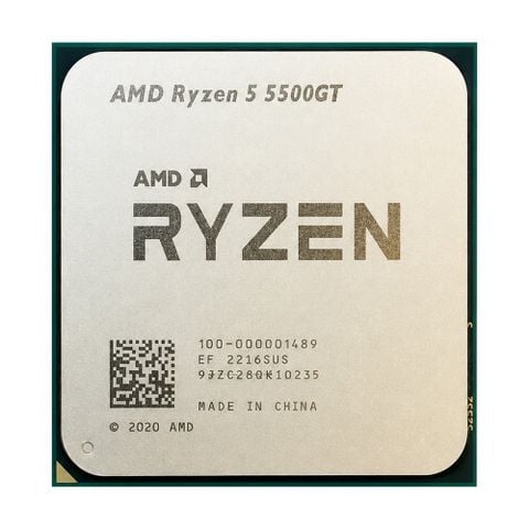 CPU AMD Ryzen 5 5500GT (AMD AM4 - 6 Core - 12 Thread - Base 3.6Ghz - Turbo 4.4Ghz) - Tray