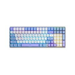 BÀN PHÍM CƠ GAMING AULA S100 PRO (5762) 3 MODE (Phiên bản Xanh dương+trắng+tím/ Red switch)