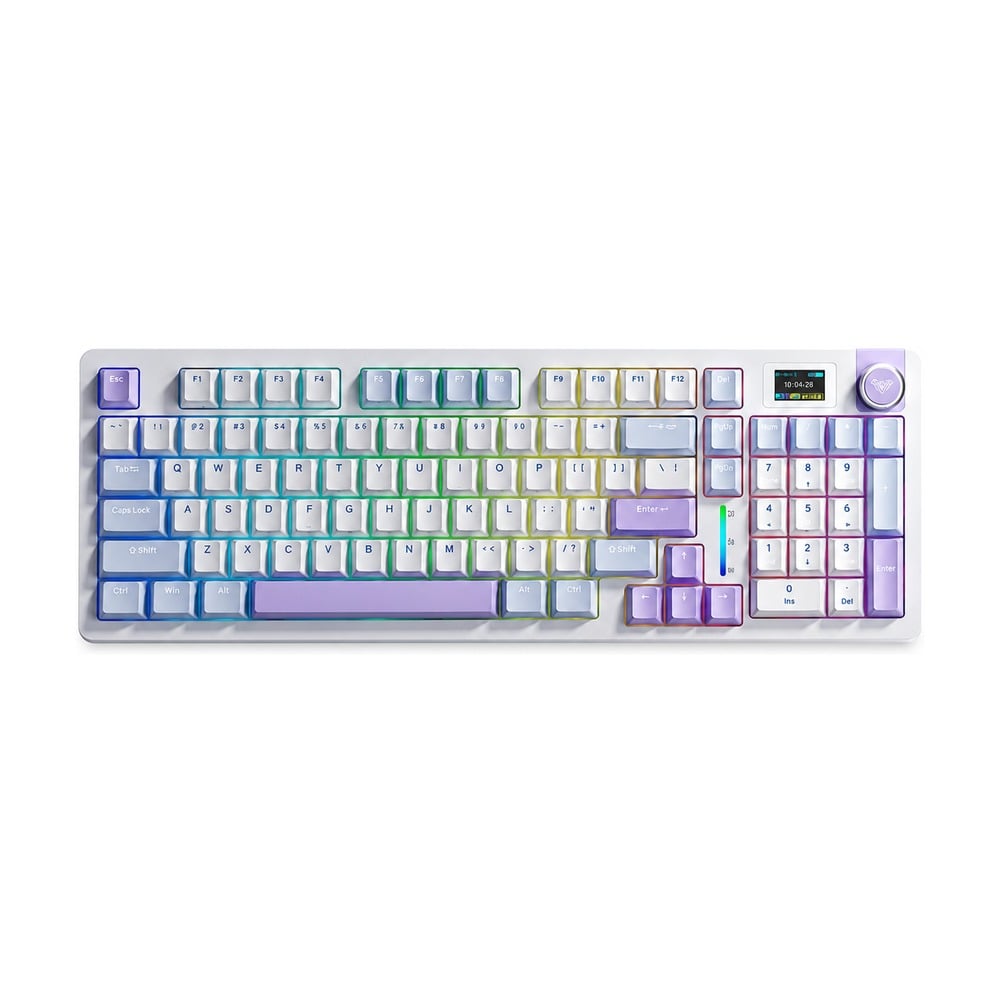 Phím Cơ Aula S98 Pro (Nimbus V3 Switch Xanh Dương Trắng Tím) Không Dây