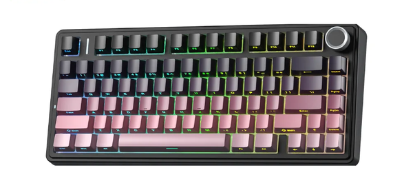 Phím Cơ Aula F75 (Reaper Switch Đen Hồng Gradient) Không Dây