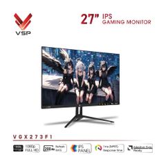 Màn hình VSP Gaming VG273F1 27 Inch (IPS, FHD, 200Hz, 1ms, FreeSync, Adaptive-Sync, Đen)