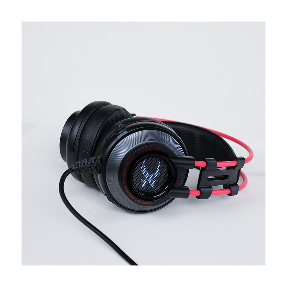 Tai Nghe Gaming Có Dây Xiberia K9 | Đen, RGB, Virtual 7.1, OverEar