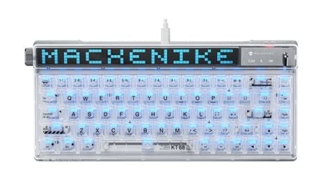 Phím Cơ Machenike KT68 Pro (North Pole Switch Trắng) Không Dây