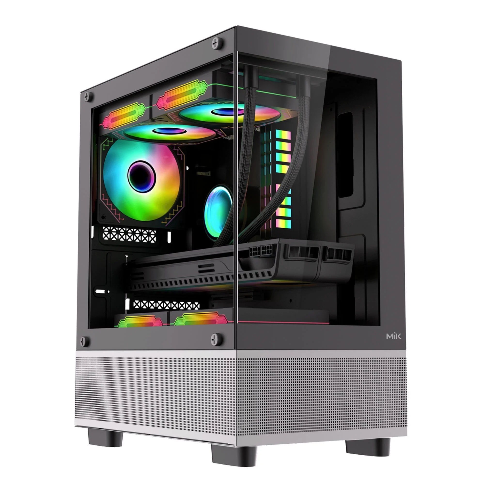 Vỏ Case MIK Aether Gaming Đen Không Kèm Fan