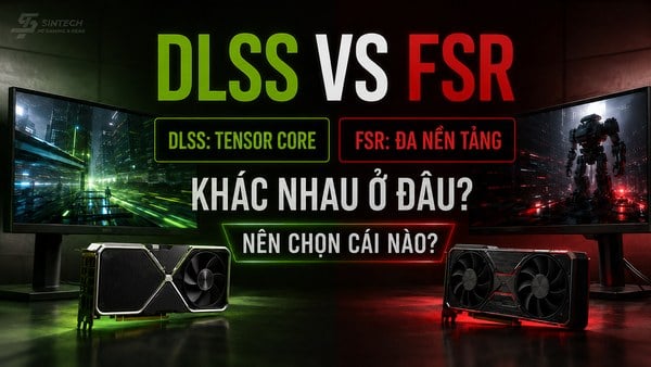 So sánh DLSS của NVIDIA và FSR của AMD
