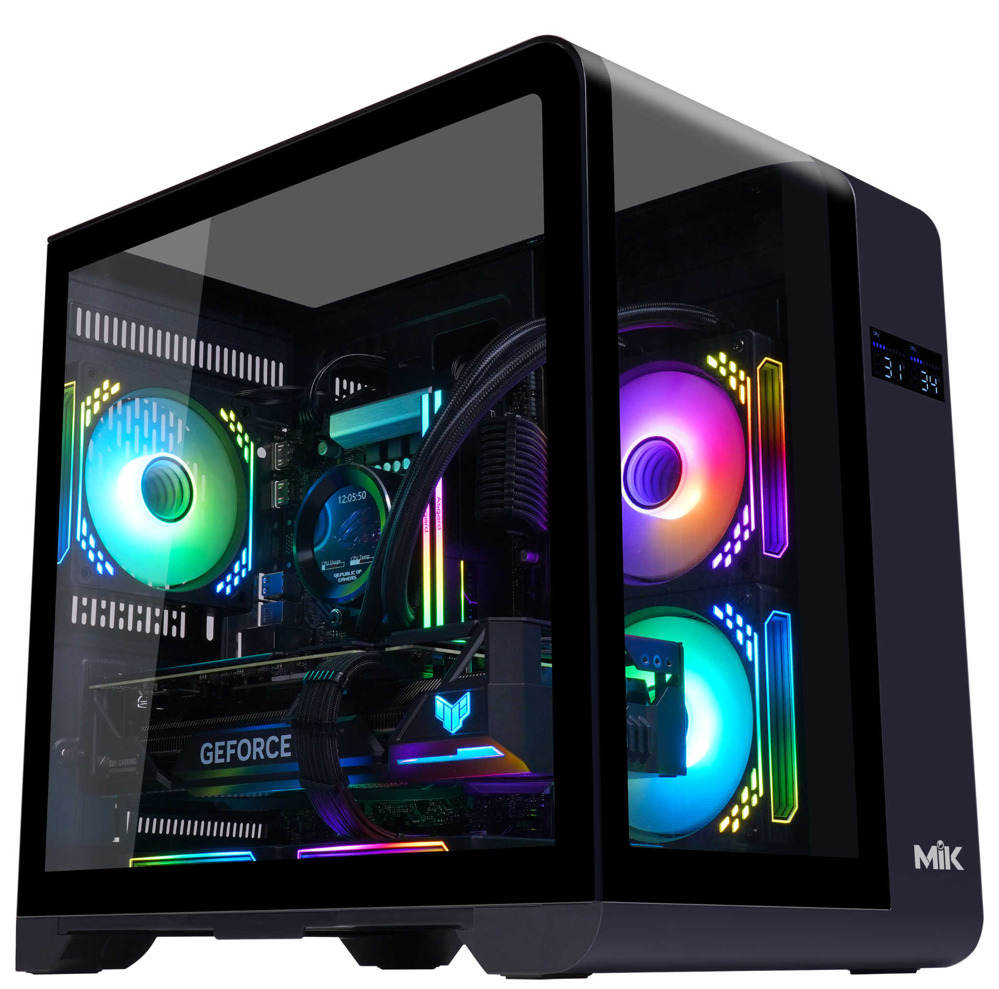 Vỏ Case MIK BARBATOS M M-ATX/ITX Đen