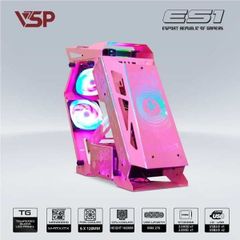 Vỏ Case VSP ESPORT ROG ES1 M-ATX/ITX Hồng