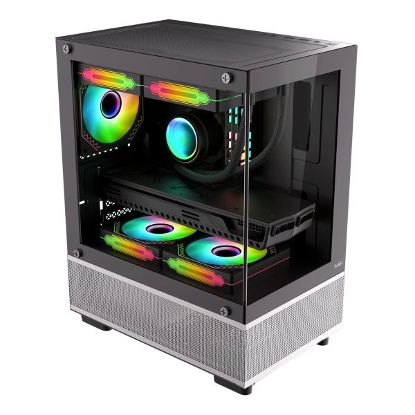 Vỏ Case MIK Aether Gaming Đen Không Kèm Fan