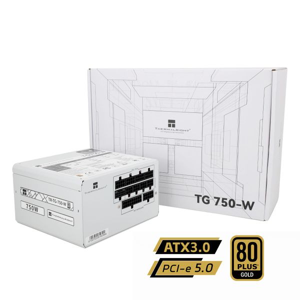 Nguồn Thermalright TG-750-W 750W ( Trắng, 80 Plus Gold, Full Modular)