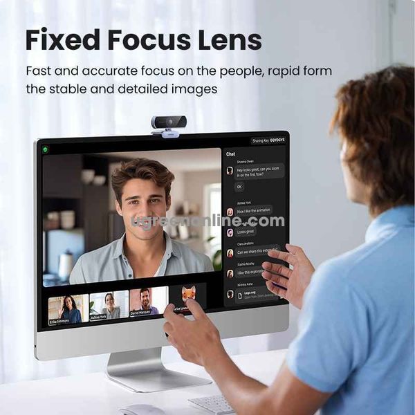 Webcam Ugreen Full HD 15728