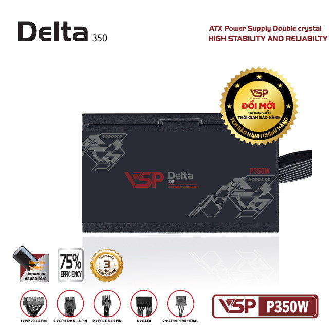 Nguồn máy tính VSP Delta P350W New