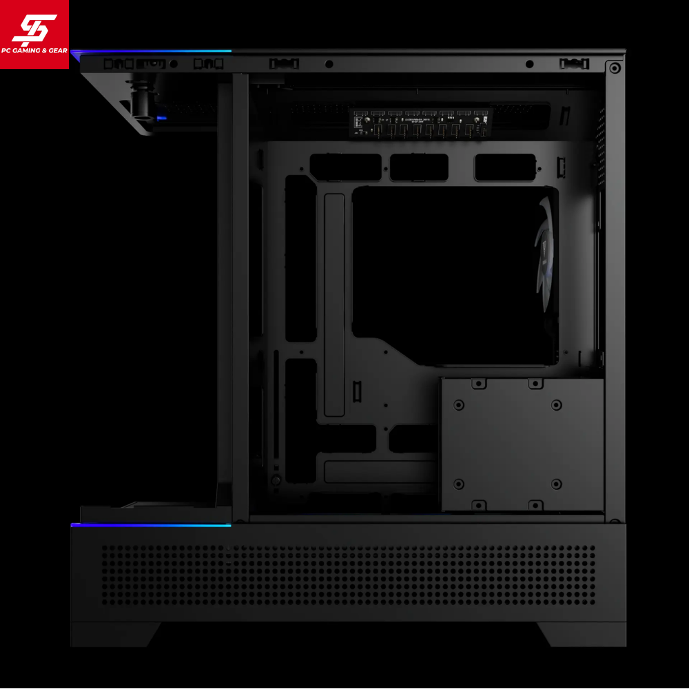 Vỏ Case Gamdias ATLAS P6 CG ATX Đen Sẵn 4 Fan ARGB