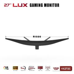 Màn hình cong VSP VX272C (27 inch / VA / FHD / 200Hz / 1ms / Freesync)