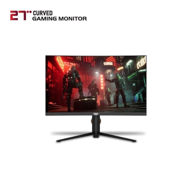 Màn hình cong Gaming VSP VA2718G 27inch (VA, FHD, 180Hz, 1Ms, Adaptive sync)