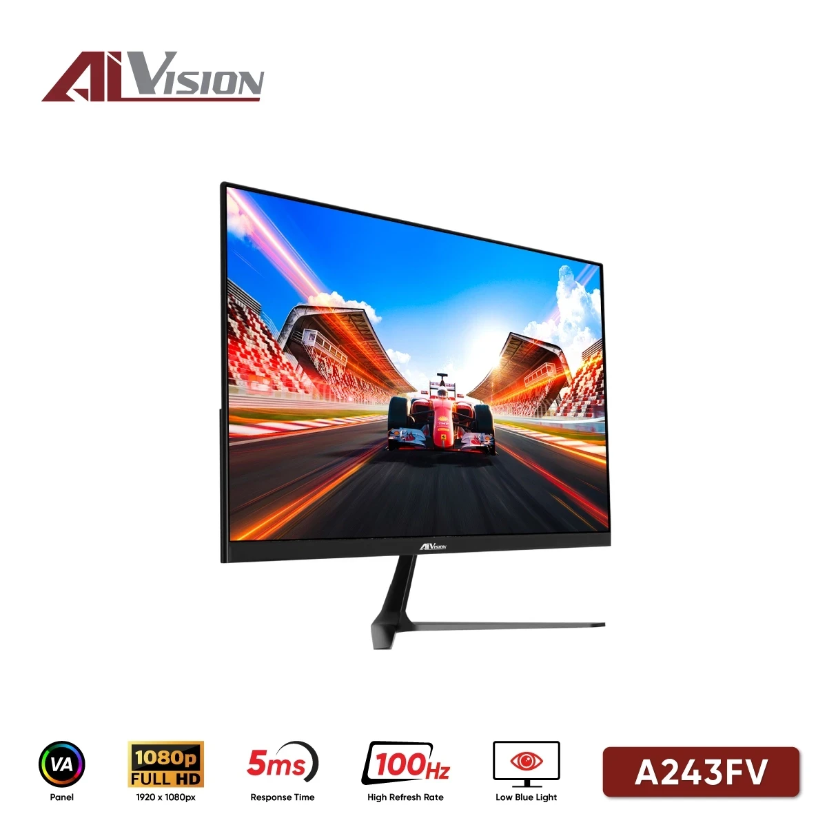 Màn hình 24 inch AIVISION A243FV (100Hz, VA, FHD, 5ms)