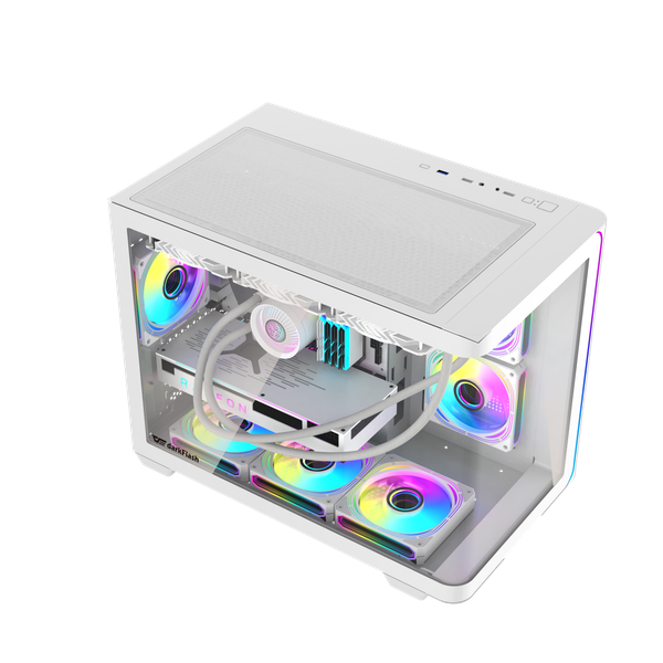 Vỏ Case DARKFLASH L285M M-ATX Trắng